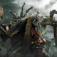 An image from Elden Ring depicting a monstrous, towering creature with multiple arms and a humongous axe.
